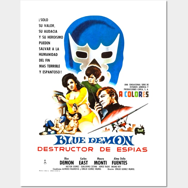 Blue Demon Wall Art by Pop Fan Shop